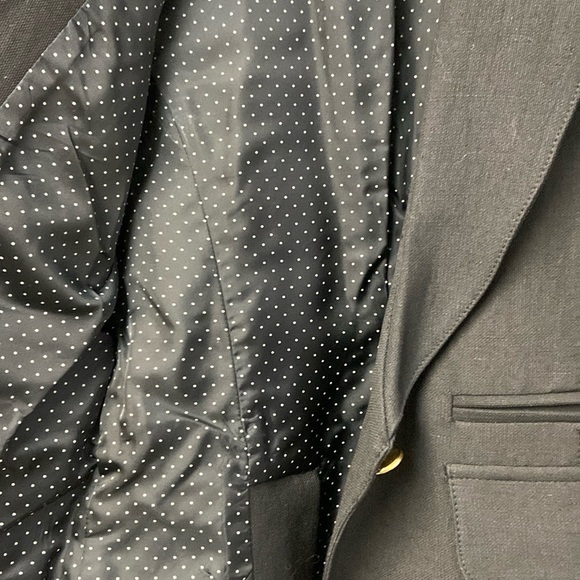 Classic black SMYTHE Tuxedo Peaked Lapel Blazer - Picture 5 of 9